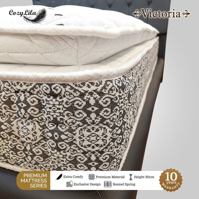 Cozylila Mattress + HB Divan Victoria Spring Pillow Top 160X200 Detail Material