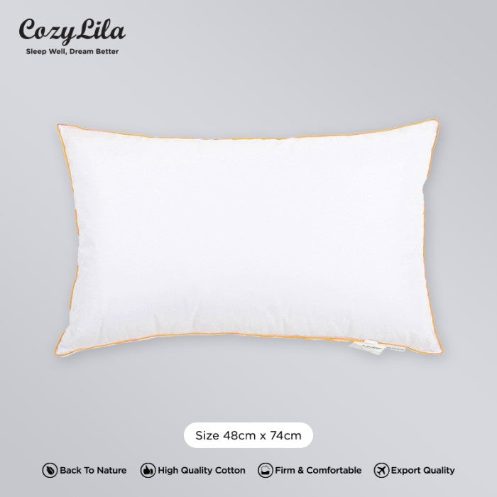 Paket 1 Bantal 1 Guling Kapuk - Bantal Detail