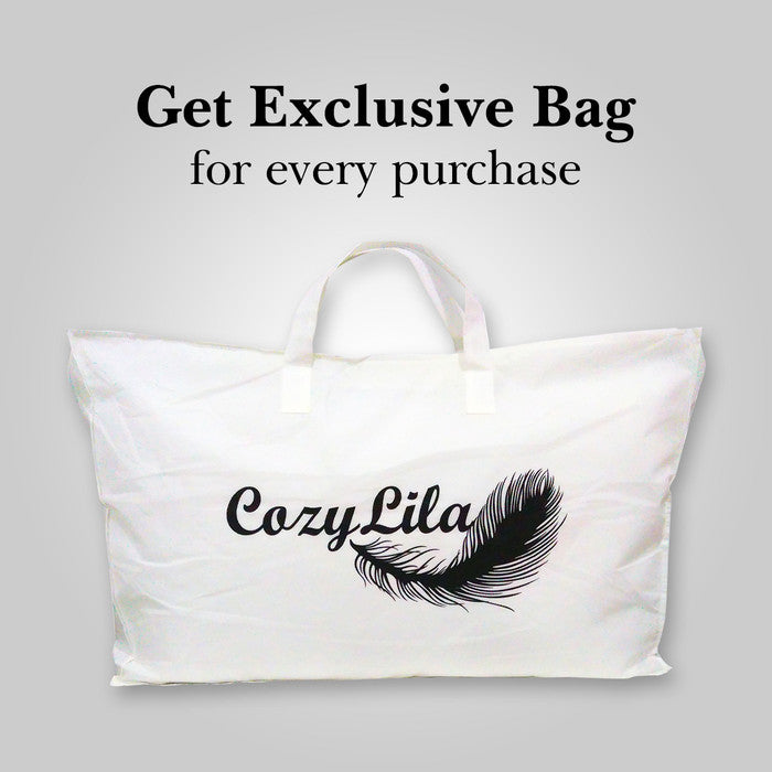 Bantal Luxury Bulu Angsa Featherlike Deluxe (Double List) + Free Exclusive Bag