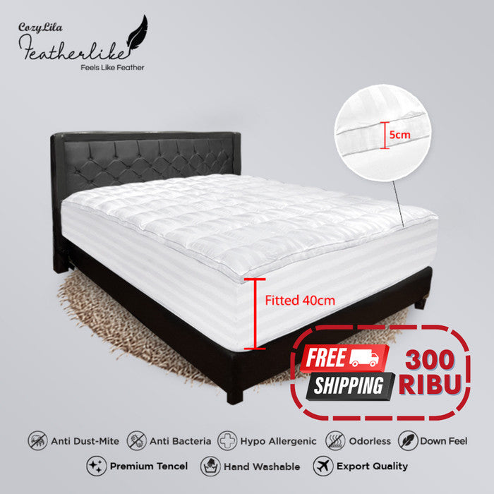 Mattress Topper Featherlike Premium Premium Organic Silk 120x200 (5cm)