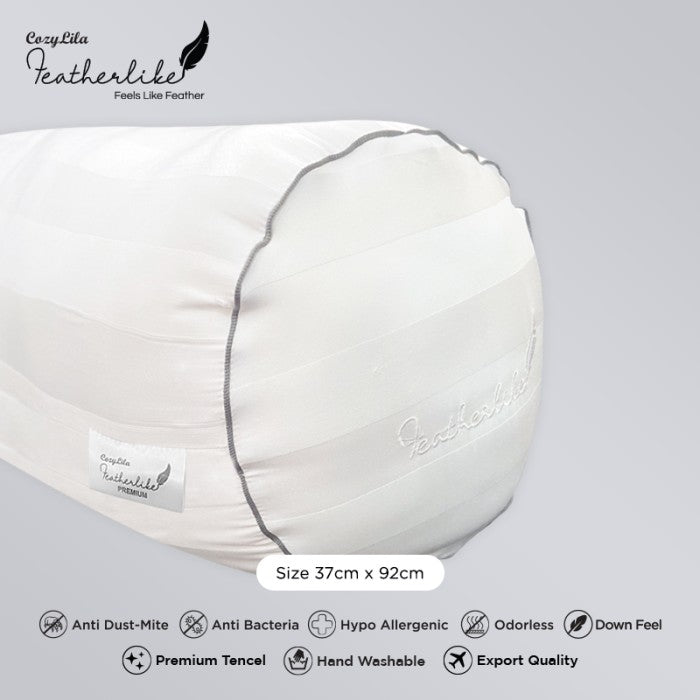 Guling Bulu Angsa Featherlike Premium Organic Silk (Tittle Featherlike)