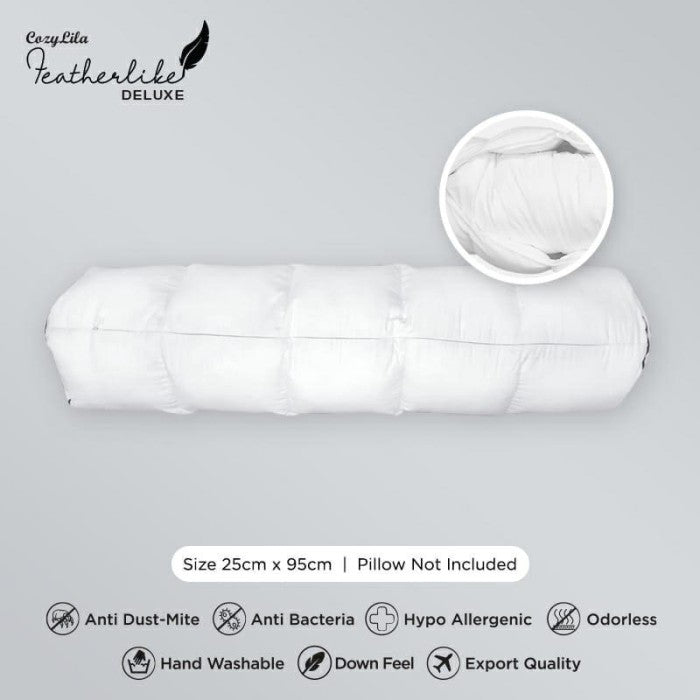 Bolster Comforter Featherlike Deluxe Detail