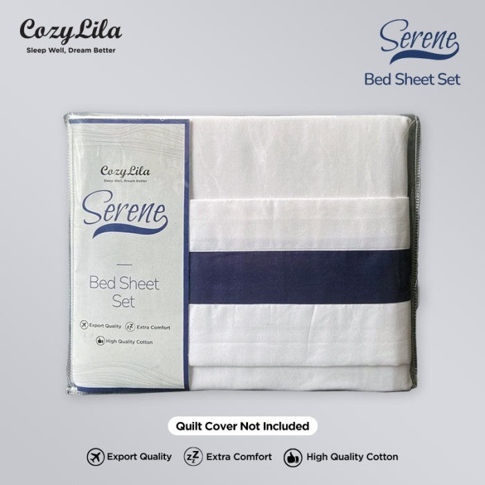 Bedsheet Set Serene Blue 200x200 Package