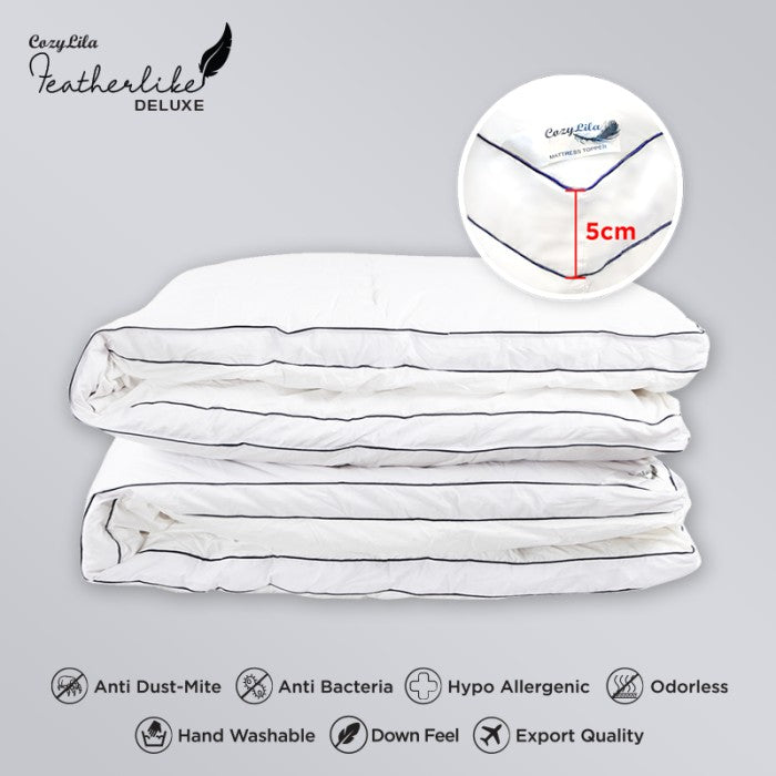 Mattress Topper Featherlike Deluxe 160x200 (5cm) Matras