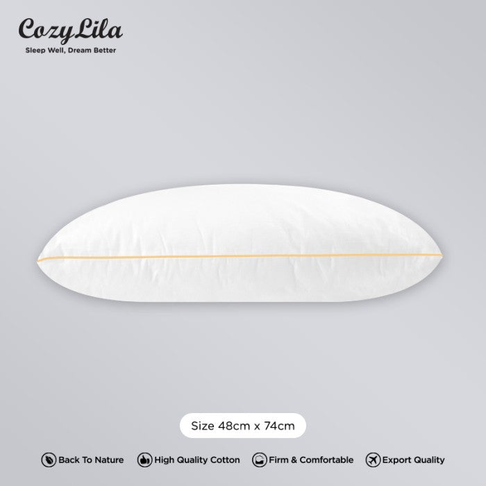 Bantal Kapuk (Premium Cotton Pillow) (Single List) Tampak Samping