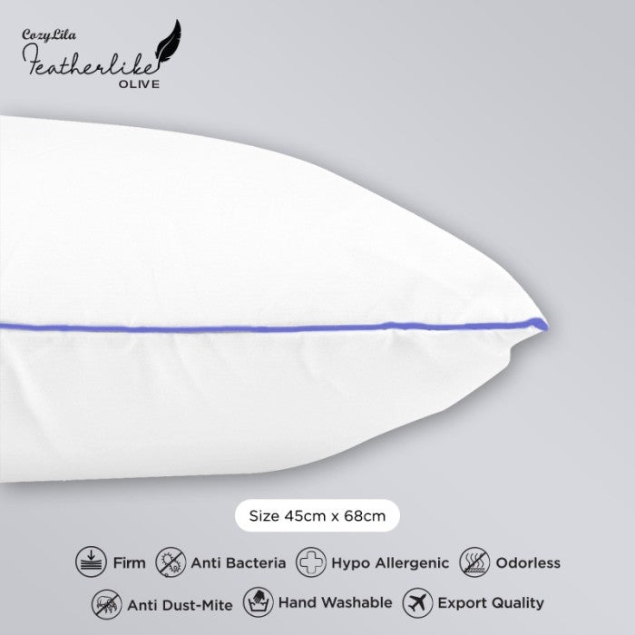 Bantal Basic Olive Firm (Single List)