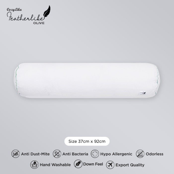 Guling Bulu Angsa Featherlike Olive Single List Detail