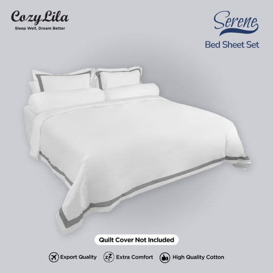 Bedsheet Set Serene Grey 160x200