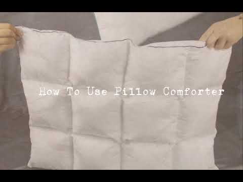 Video Paket Pillow Comforter Bantal Featherlike Basic Olive Double List