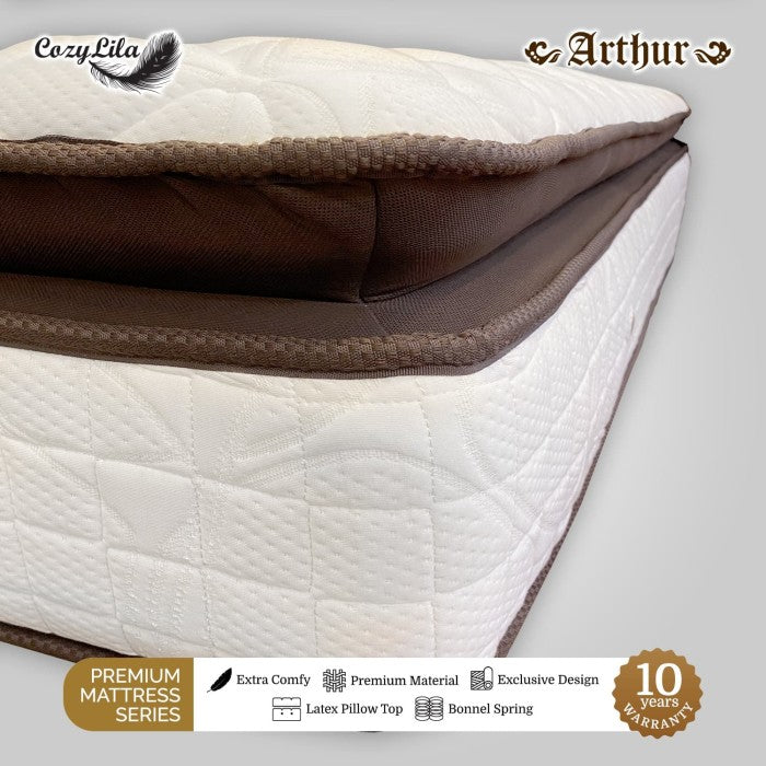 Cozylila Mattress Arthur Pillow Top Latex Spring - 200X200 Detail Material 2