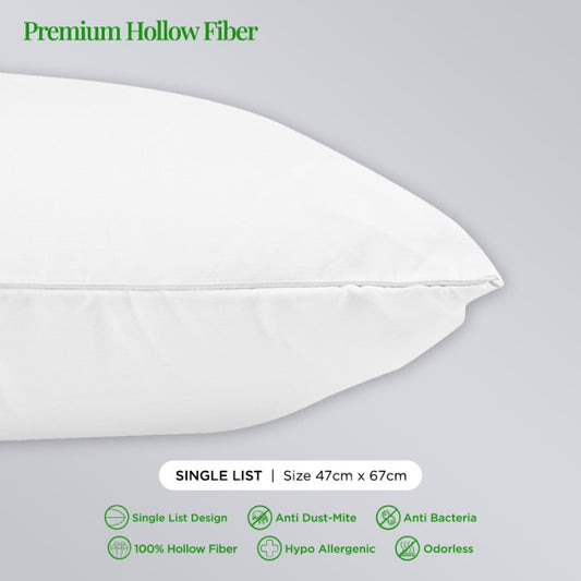 Bantal Premium Hollow Fiber (Single List)