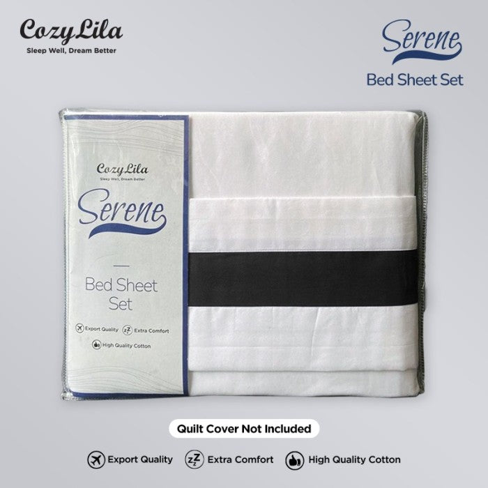 Bedsheet Set Serene Black 200x200 Package