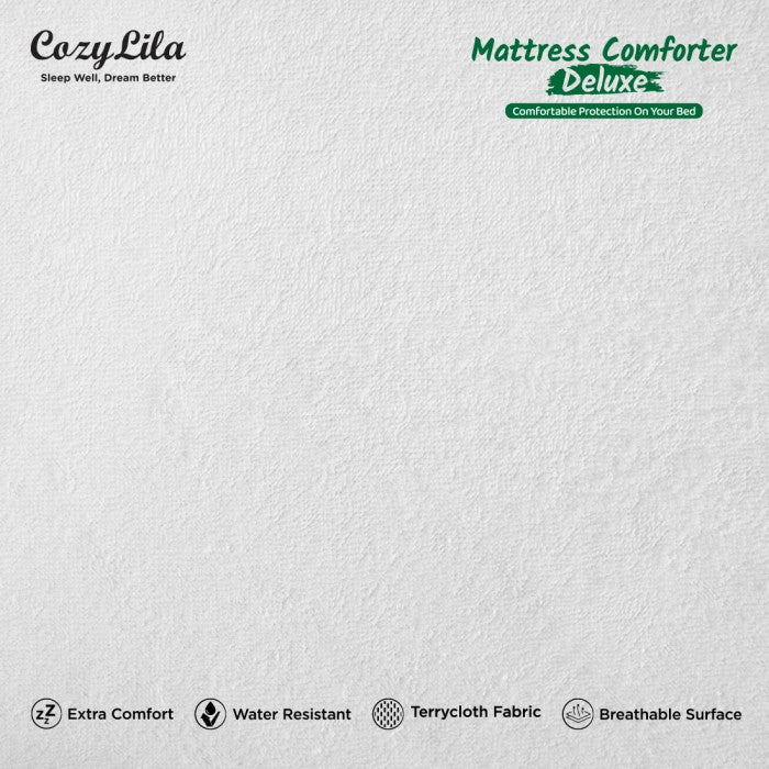 Mattress Comforter Deluxe 120x200 Detail Material