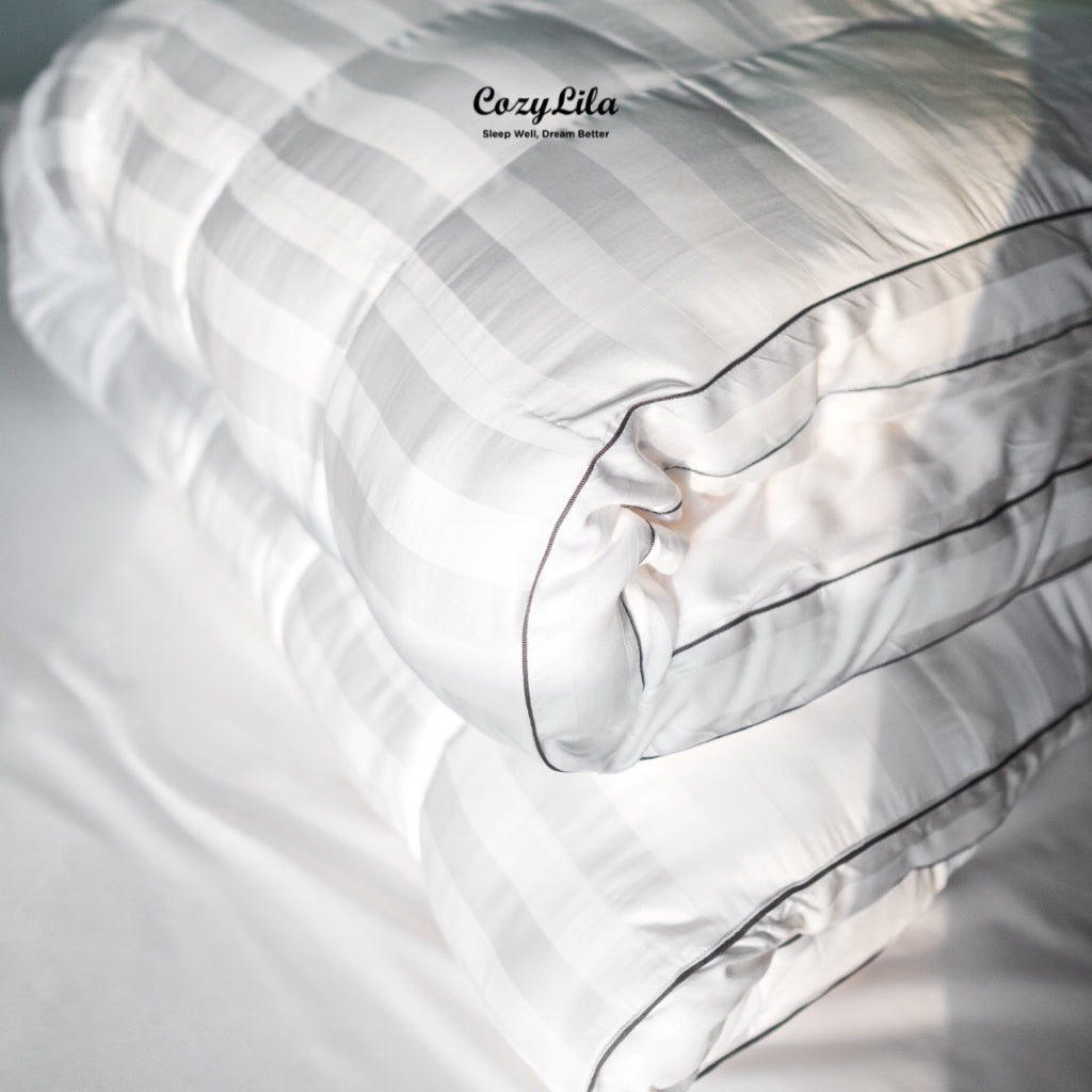 Mattress Topper Featherlike Lyocell/Premium Organic Silk Single Size 120x200x40 (5cm)