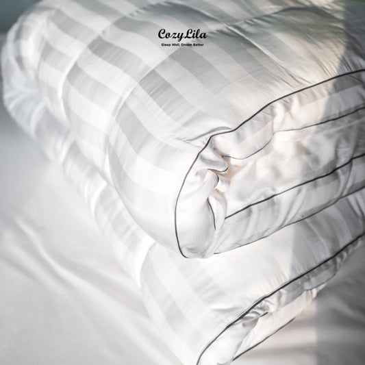 Mattress Topper Featherlike Lyocell/Premium Organic Silk Super King Size 200x200x40 (5cm)