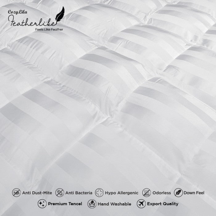 Mattress Topper Featherlike Premium Premium Organic Silk 200x200 (8cm) Detail Material