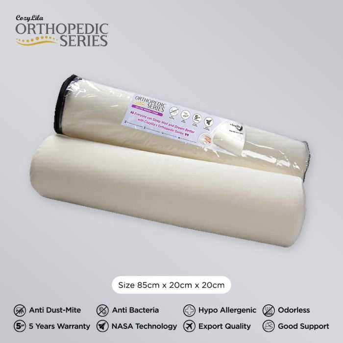 Paket 1 Bantal 1 Guling Orthopedic Luxury Memory Foam - Guling Package