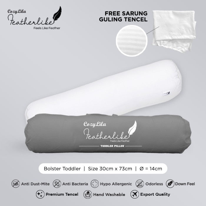 Guling Balita Bulu Angsa Featherlike Premium Organic Silk