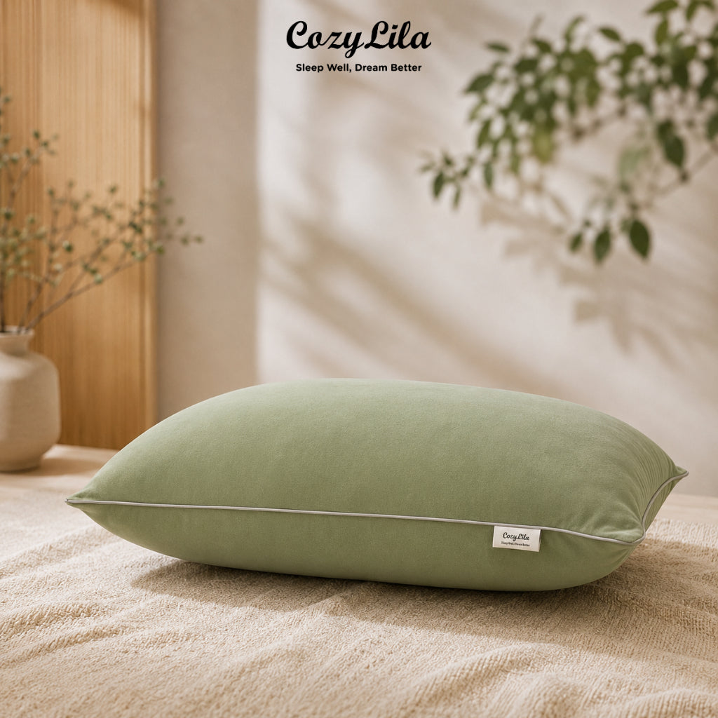 Bantal Bulu Angsa Featherlike Puffy Single List
