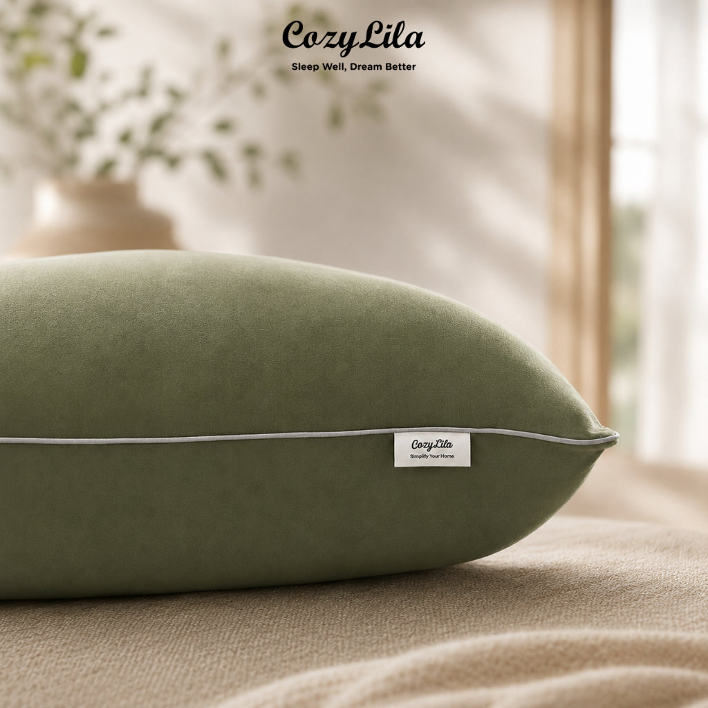 Bantal Bulu Angsa Featherlike Puffy Single List