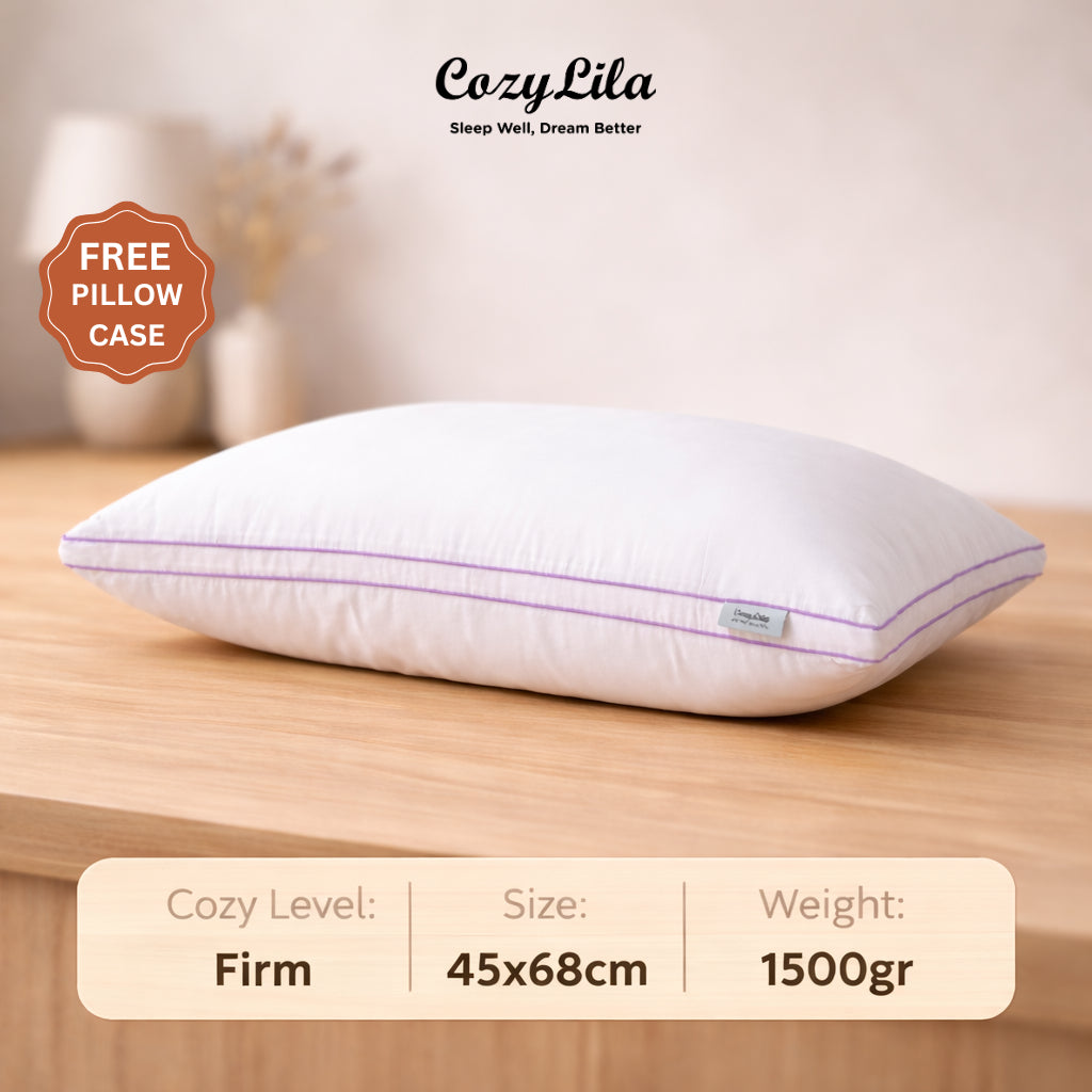 Bantal Bulu Angsa Featherlike BSC Olive Firm