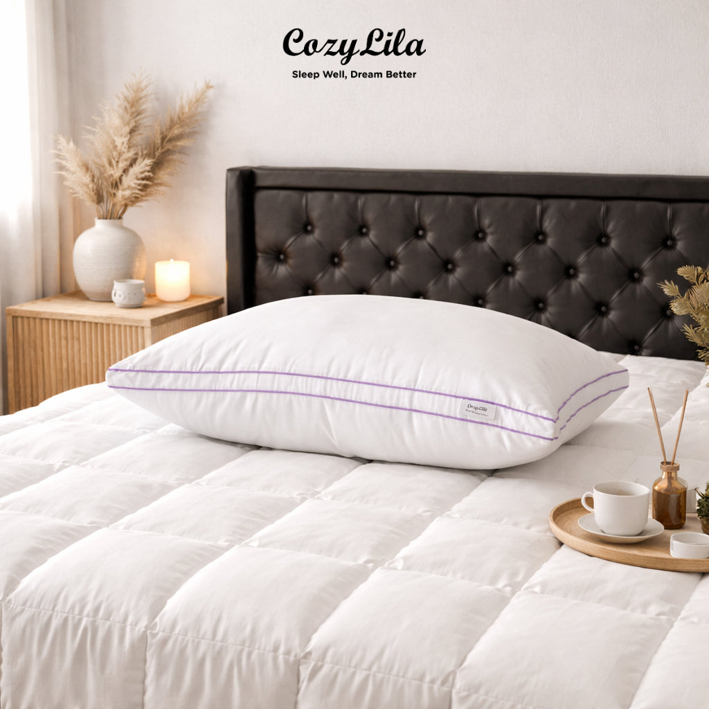 Bantal Bulu Angsa Featherlike BSC Olive Firm