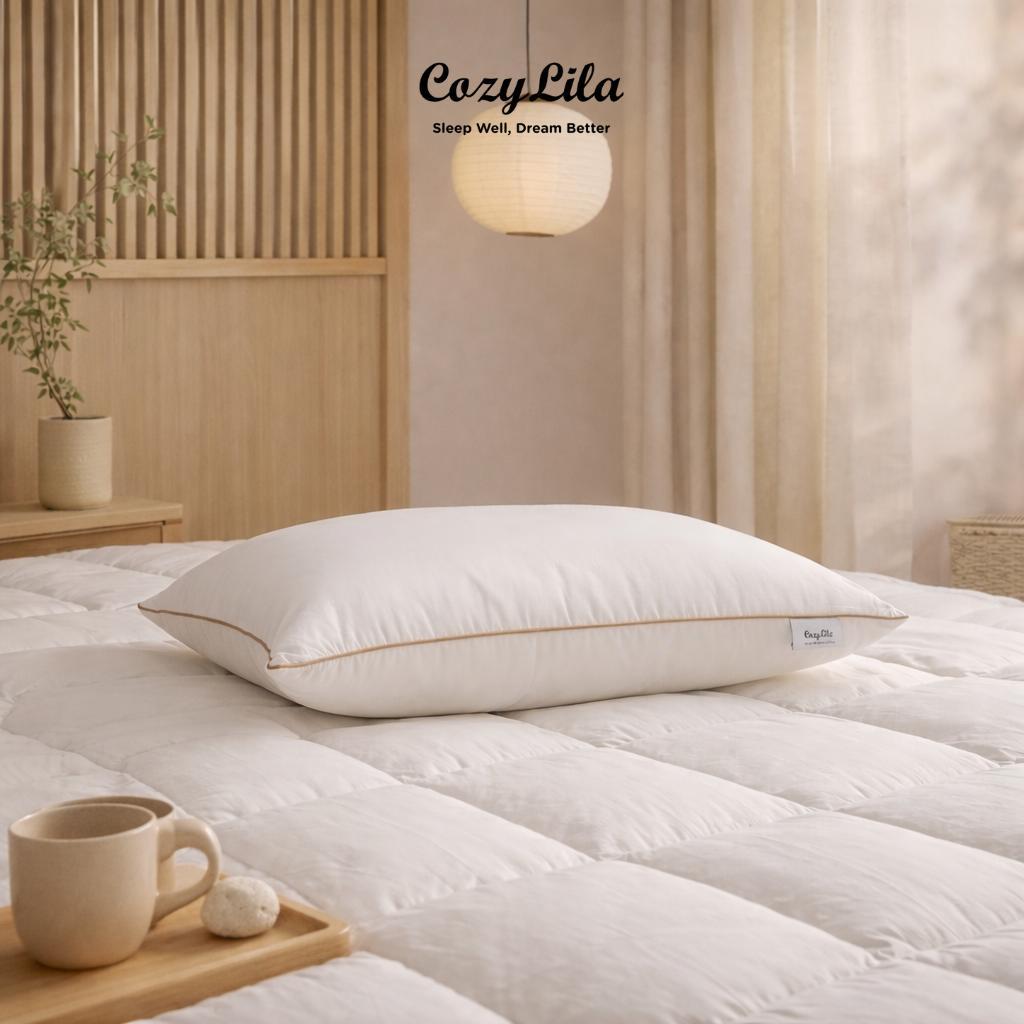 Bantal Bulu Angsa Featherlike BSC Olive (Single List)