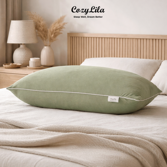 Bantal Bulu Angsa Featherlike Puffy Single List
