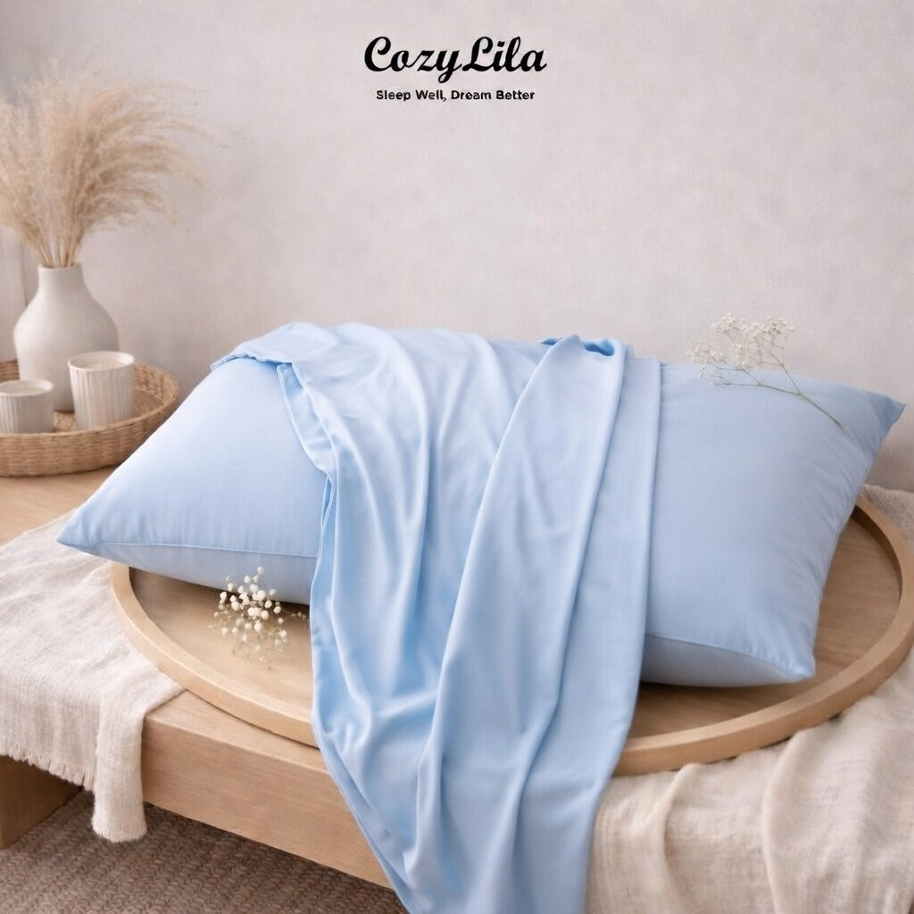 Sarung Bantal Puffy Cooling Mint Anti Gerah Universal Size - Fit 48x74 50x70 51x76 54x77 50x90 cm